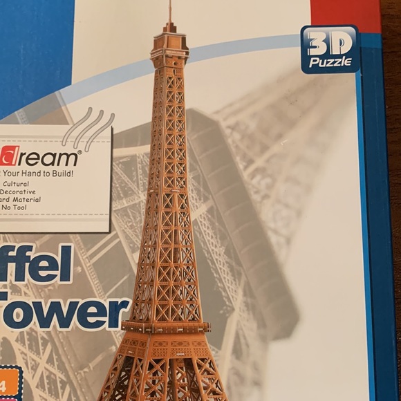 Buildream 3D Eiffel Tower Puzzle - Picture 3 of 12